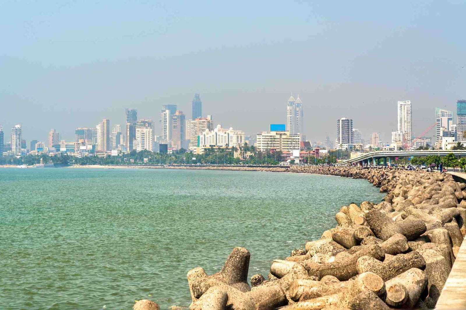 Mumbai skyline with tall buildings