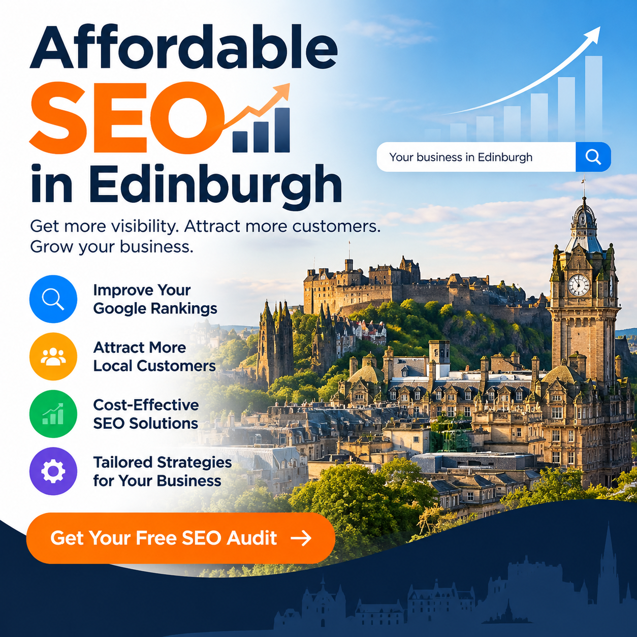 Affordable SEO services for businesses in Edinburgh