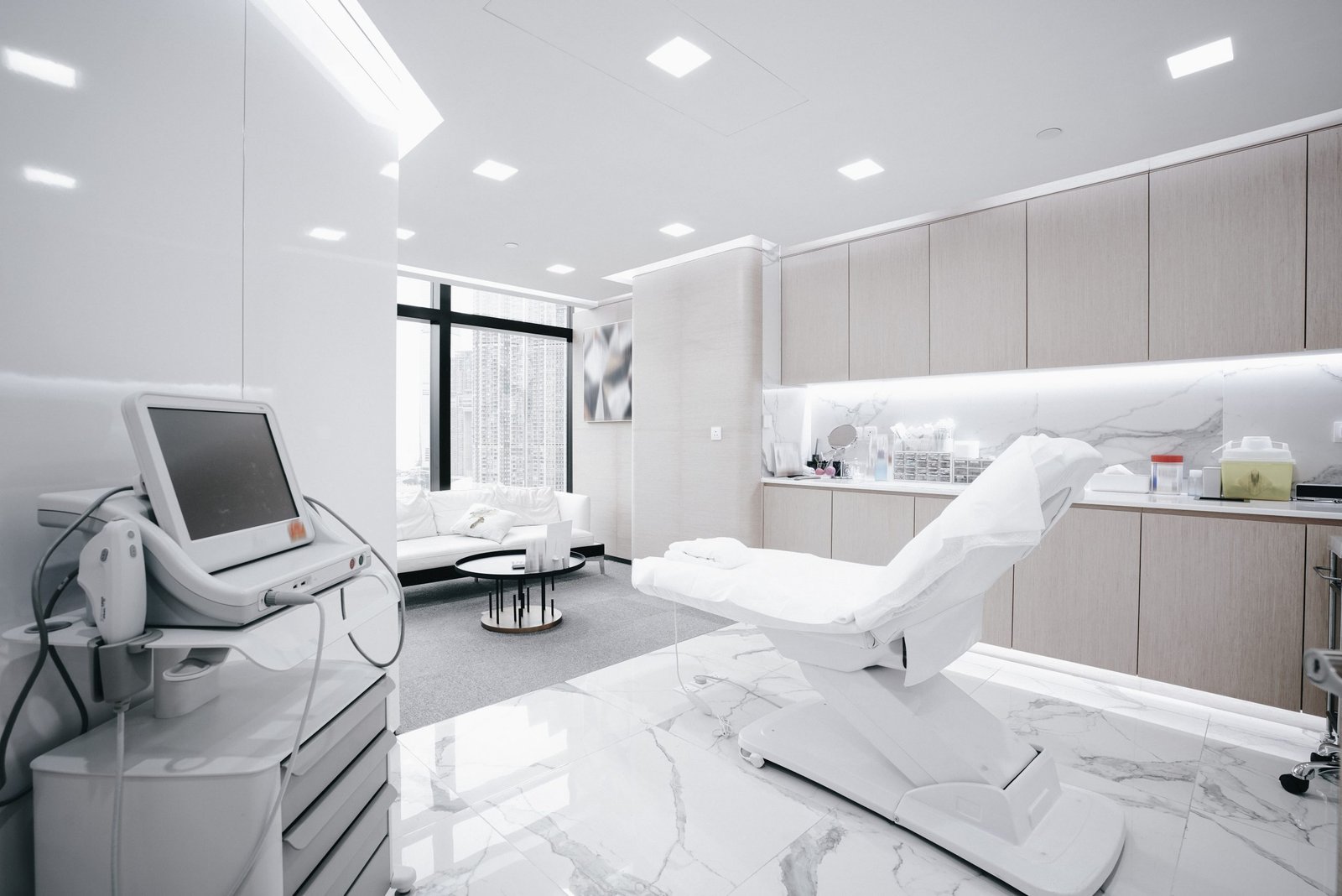 Healthcare clinic interior