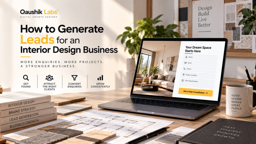 How to Generate Leads for an Interior Designer Business in 2026?