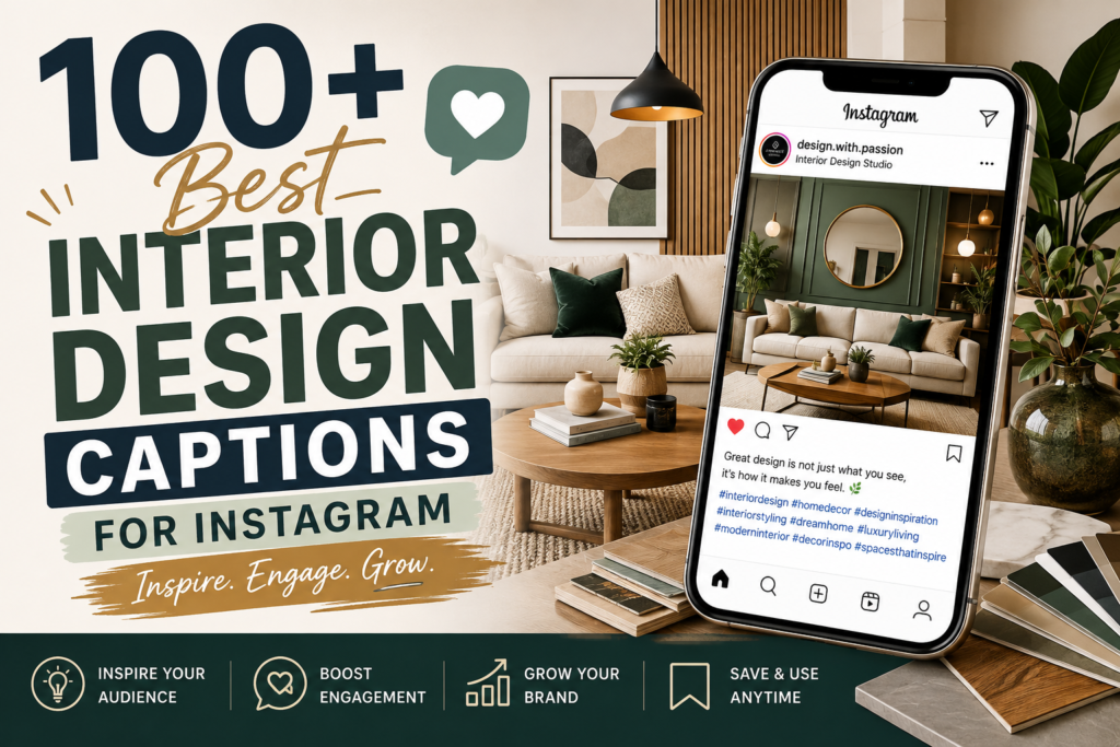 Interior Design Captions for Instagram